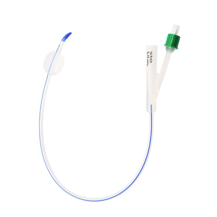 2-Way Tiemann Silicone Foley Catheter